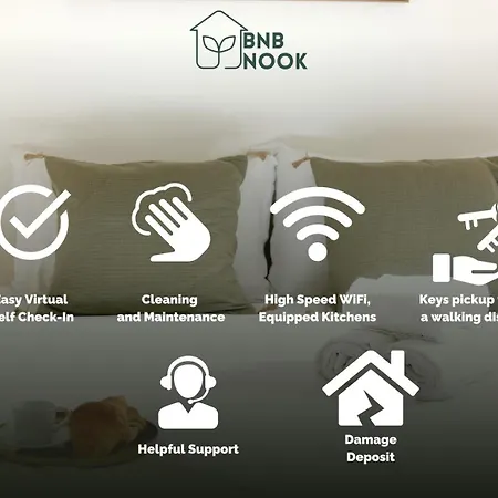 Bnbnook - 1br Near Montmartre & Moulin Rouge شقة